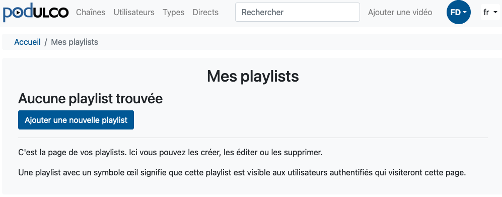 Ajouter playlist